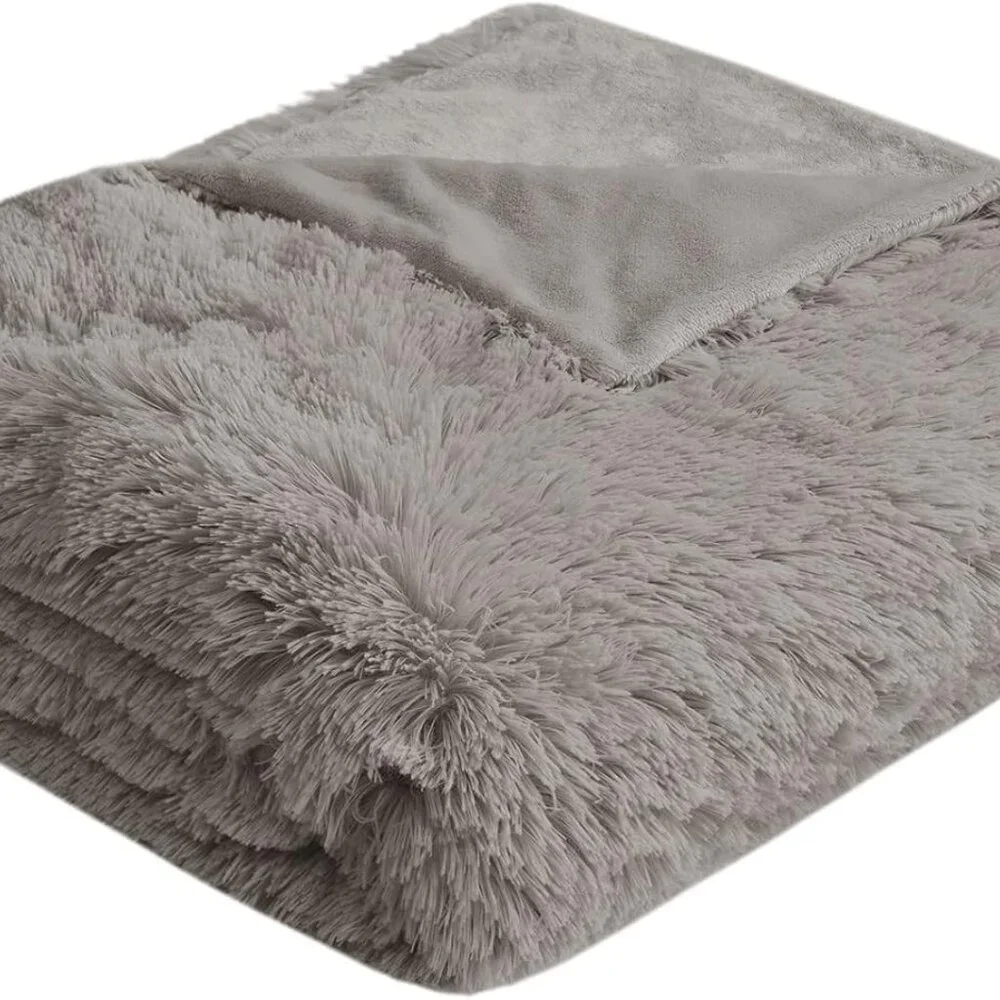 Shaggy Duvet with Quilted Box Design